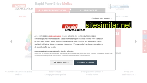 rapidparebrise-mellac.fr alternative sites