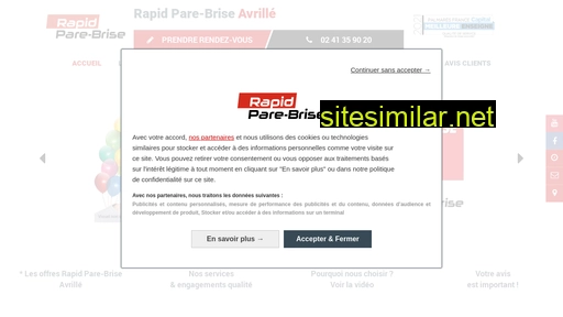 rapidparebrise-avrille.fr alternative sites