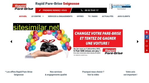 rapidparebrise-seignosse.fr alternative sites