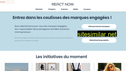 reactnow.fr alternative sites