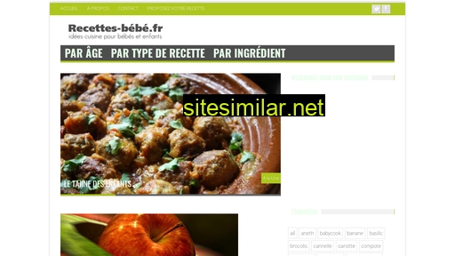 recettes-bebe.fr alternative sites
