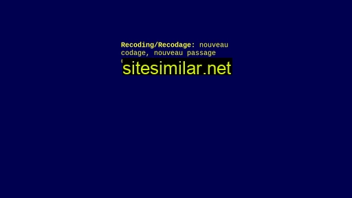 recoding.fr alternative sites