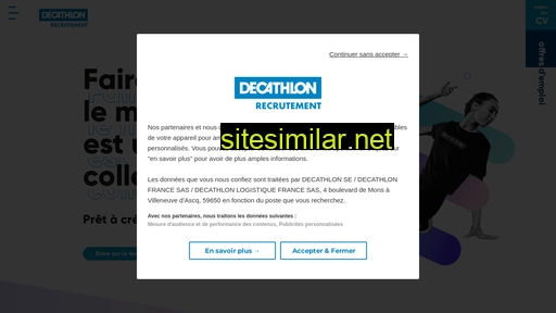 recrutement.decathlon.fr alternative sites