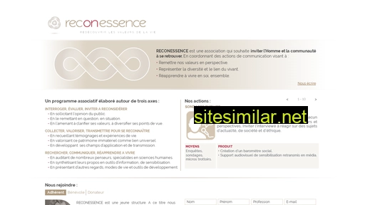 reconessence.fr alternative sites
