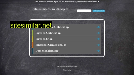 referencement-prestashop.fr alternative sites