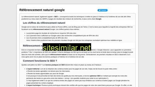 Referencement2000 similar sites