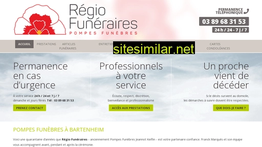 regiofuneraires.fr alternative sites