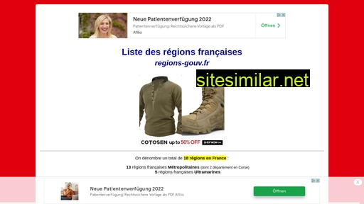 regions-gouv.fr alternative sites