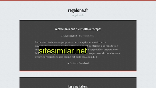 regalona.fr alternative sites