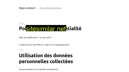 regislombard.fr alternative sites