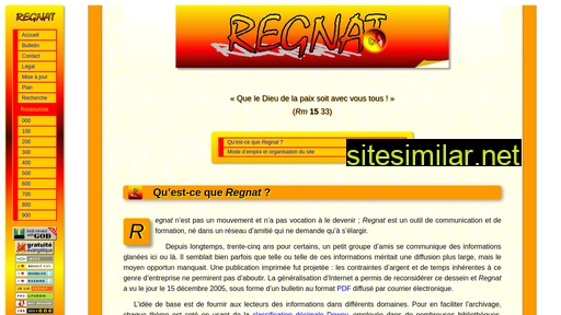 regnat.pagesperso-orange.fr alternative sites