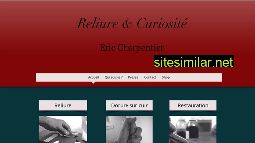 reliure-et-curiosite.fr alternative sites