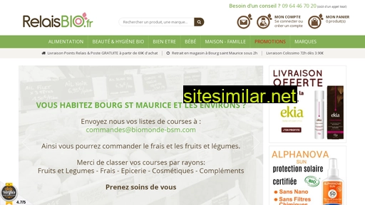 relaisbio.fr alternative sites