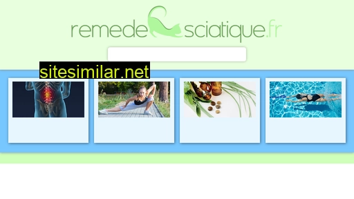 remedesciatique.fr alternative sites