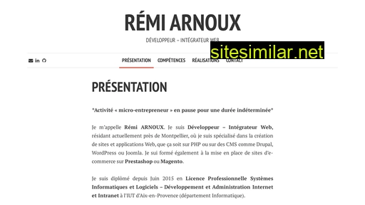 remiarnoux.fr alternative sites