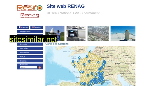 renag.resif.fr alternative sites