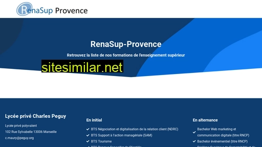 renasup-provence.fr alternative sites