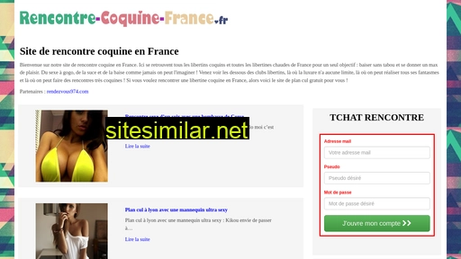 Rencontre-coquine-france similar sites