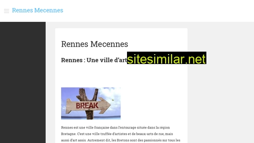 rennesmecenes.fr alternative sites