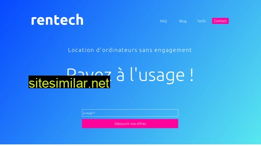 rentech.fr alternative sites