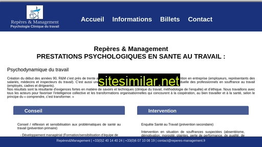 reperes-management.fr alternative sites