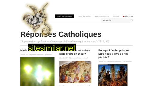 reponses-catholiques.fr alternative sites