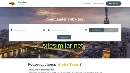 reservation.alphataxis.fr alternative sites