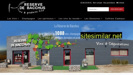 reservedebacchus.fr alternative sites