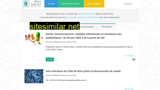 reso-infectio.fr alternative sites