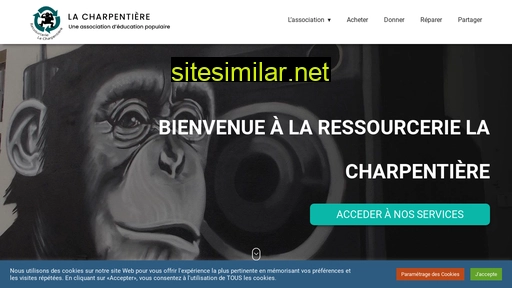 ressourcerie-lacharpentiere.fr alternative sites