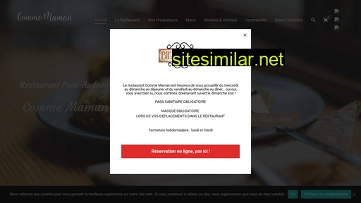 restaurant-commemaman.fr alternative sites