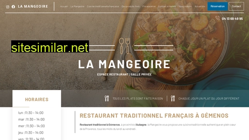 restaurant-lamangeoire.fr alternative sites