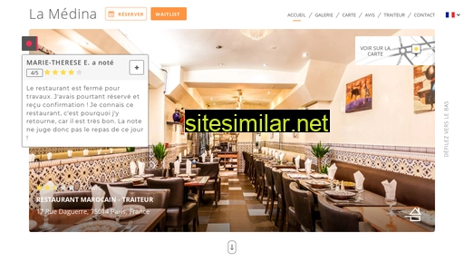 restaurant-lamedina.fr alternative sites