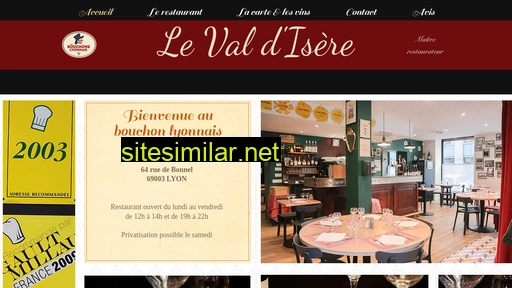 restaurant-le-val-d-isere-lyon.fr alternative sites
