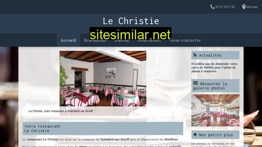 restaurant-lechristie-guemene.fr alternative sites