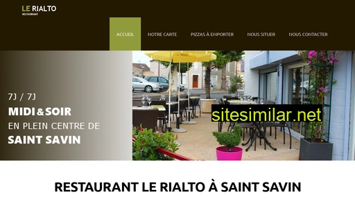 restaurant-lerialto.fr alternative sites