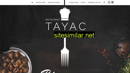 restaurant-tayac.fr alternative sites
