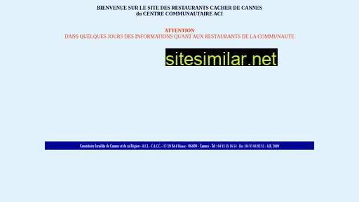 restaurantcacheracannes.fr alternative sites