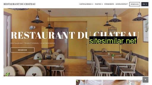 restaurantduchateaukaysersberg.fr alternative sites