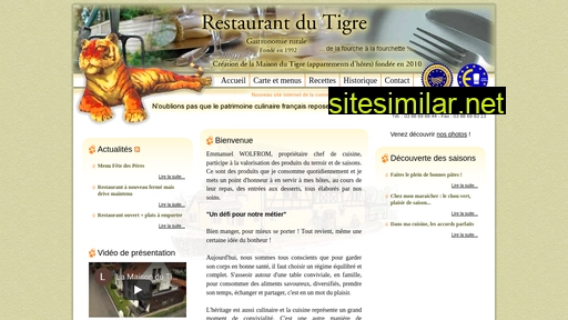 restaurantdutigre.fr alternative sites