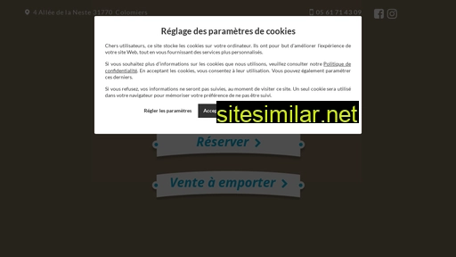 restaurantlesmarots.fr alternative sites
