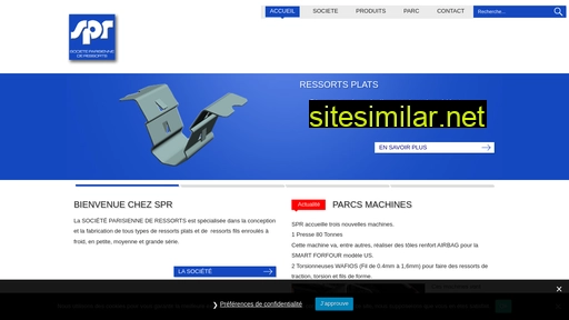 ressorts-spr.fr alternative sites