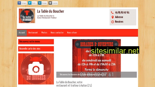 restaurant-autun-latableduboucher.fr alternative sites