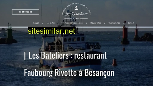 restaurant-bateliers-besancon.fr alternative sites