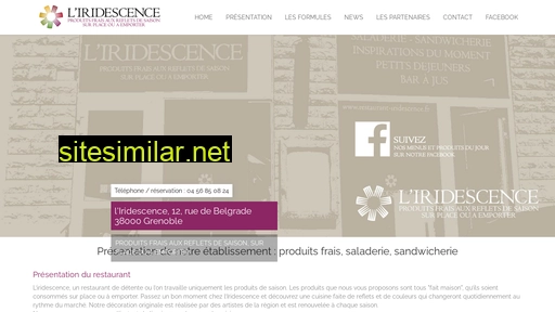 restaurant-iridescence.fr alternative sites