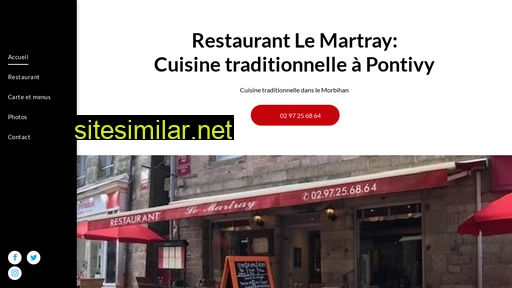 restaurant-le-martray-pontivy.fr alternative sites