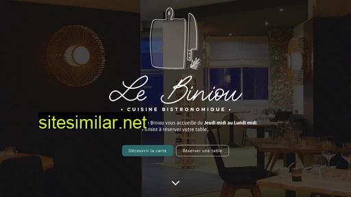 restaurant-lebiniou.fr alternative sites