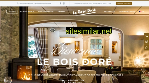 restaurant-leboisdore.fr alternative sites