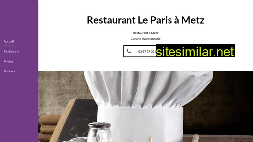 restaurant-leparis-metz.fr alternative sites