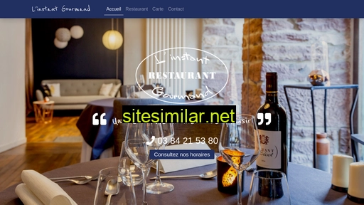 restaurant-linstant-gourmand.fr alternative sites